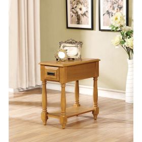 ACME Qrabard Side Table in Light Oak 80510