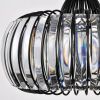 Modern Oblate Black Crystal Chandelier Fixture; Ceiling Pendant light for Living Room; Bedroom; Kitchen; Dining Room; Hallway; Adjustable Color Temper