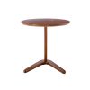 COOLMORE Side Table Round, Small Accent Table Modern End Table for Living Room /Bedroom/ Office