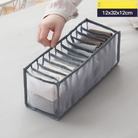 Underwear Storage Box Non-woven Fabric (Option: Grey-Sock)