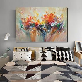 Oil Painting Handmade Hand Painted Wall Art Abstract Flower Landscape Home Decoration Corridor living room bedroom luxurious adornment painting (size: 50X70cm)