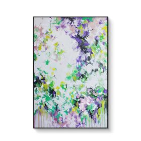 100% Unique Abstract Wall Art Hand Painted Personality Painting Beautiful On Canvas Modern Flower Pictures Home Decoration (size: 60X90cm)