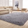 "Coral " Hand Tufted Shag Area Rug