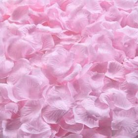 Artificial Rose Petal Artificial Flower Silk Petals Valentine Day Wedding Flower Decoration Flowers (Color: light pink, size: 500pcs)