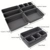 8pcs Home Drawer Organizer; Multipurpose Plastic Storage Box; Tableware Storage Container; Medicine Box; Office Supplies Storage & Organization; Free