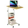 C Side Table Laptop Table Small Slim Snack Side Table for Couch Bed Sofa for Small Spaces Living Room Bedroom