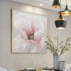 Hand Painted Oil Painting Pink flower Rosebush On Canvas Living Room Hallway Bedroom Luxurious Decorative Painting